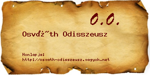 Osváth Odisszeusz névjegykártya